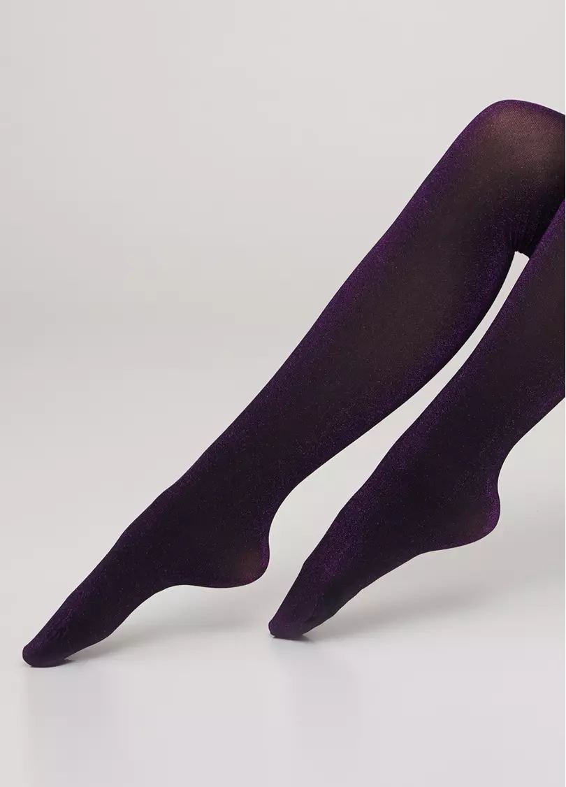 Колготки с эффектом блеска Shiny 60 den model 1 (shiny pink metallic)