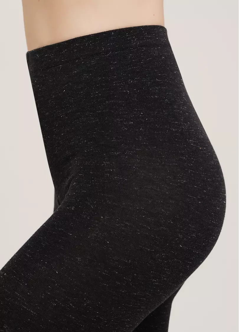 Колготки бавовняні з люрексом SOFT COTTON LUREX nero (чорний)
