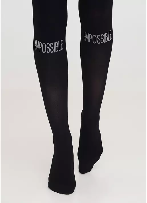 Колготки с надписью SPLASH 70 (5) nero (черный)