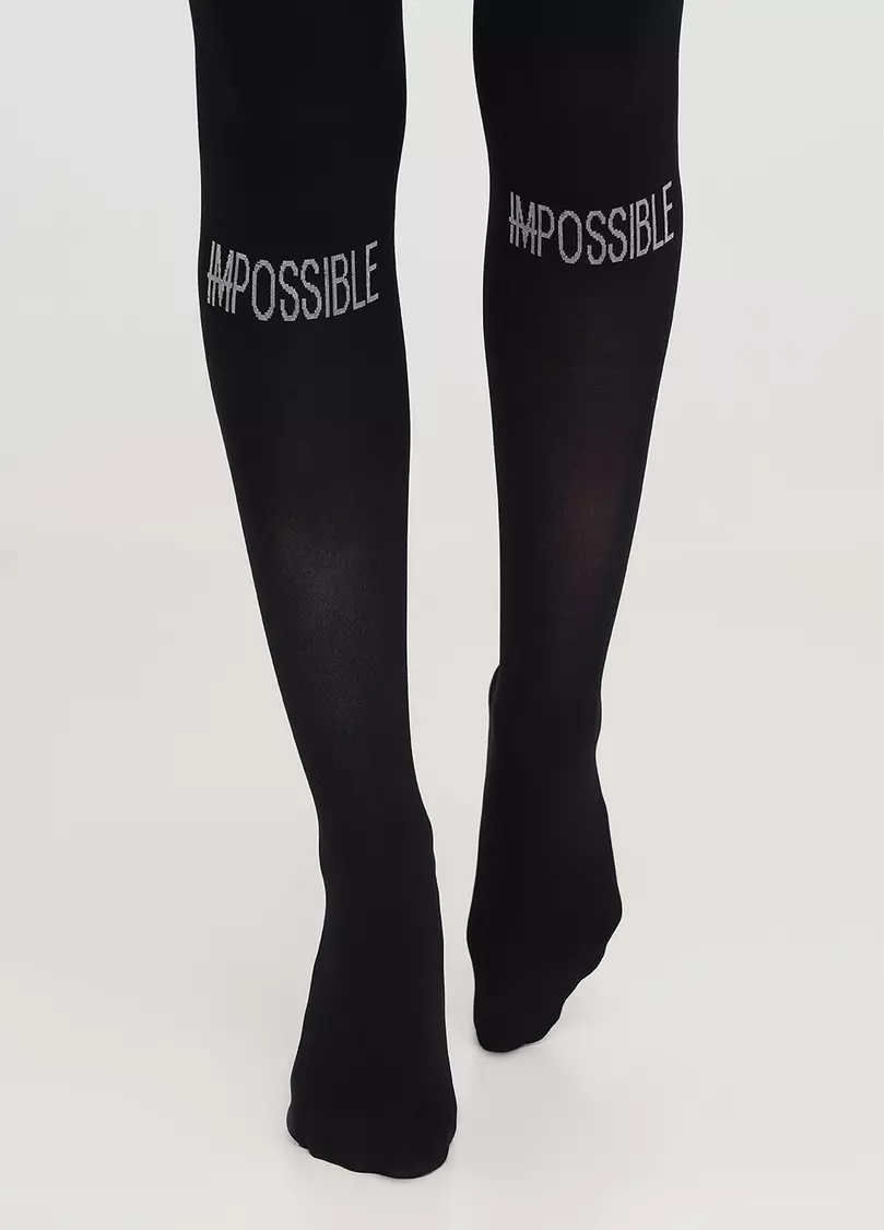 Колготки с надписью SPLASH 70 (5) nero (черный)