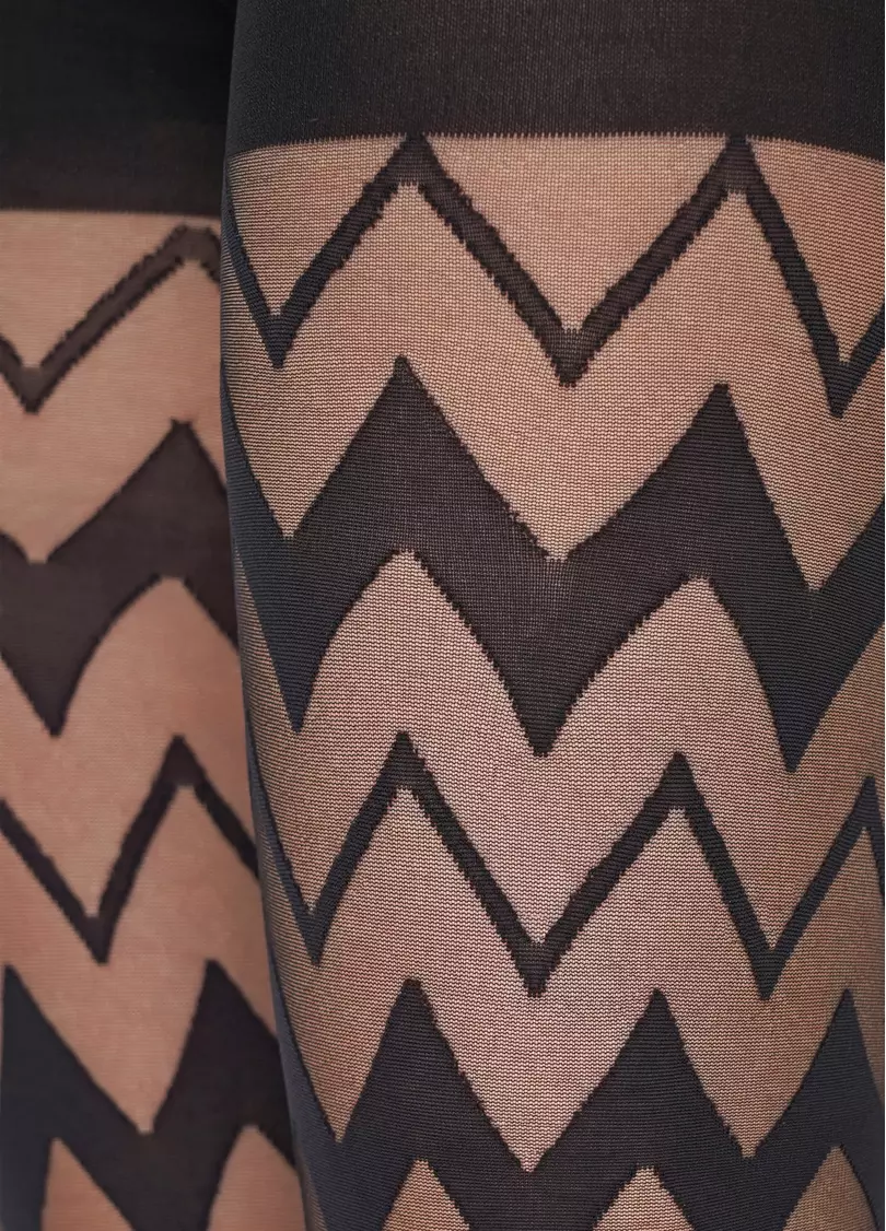 Колготы с геометрическим узором Stella 40 den model 2