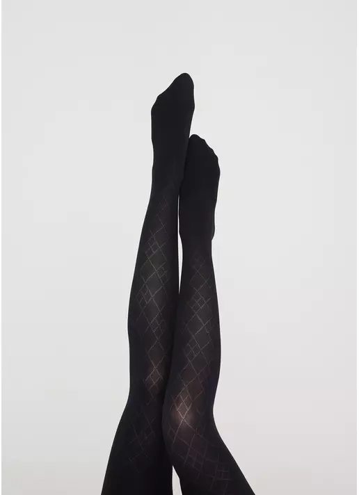 Колготки с геометрическим узором TATI 100 (1)