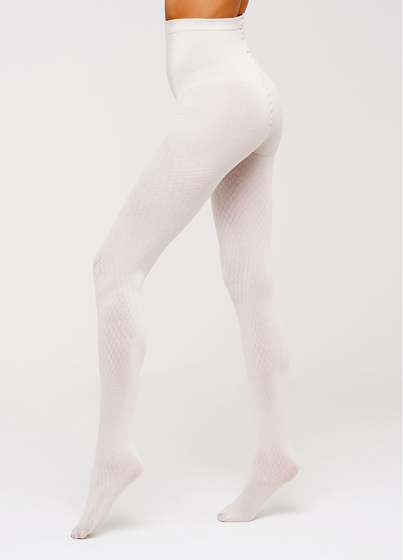 Колготки теплые с фантазийным узором Tokio 150 den model 3 (sand)