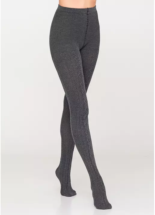 Женские теплые колготки VOYAGE 180 (18) (melange)