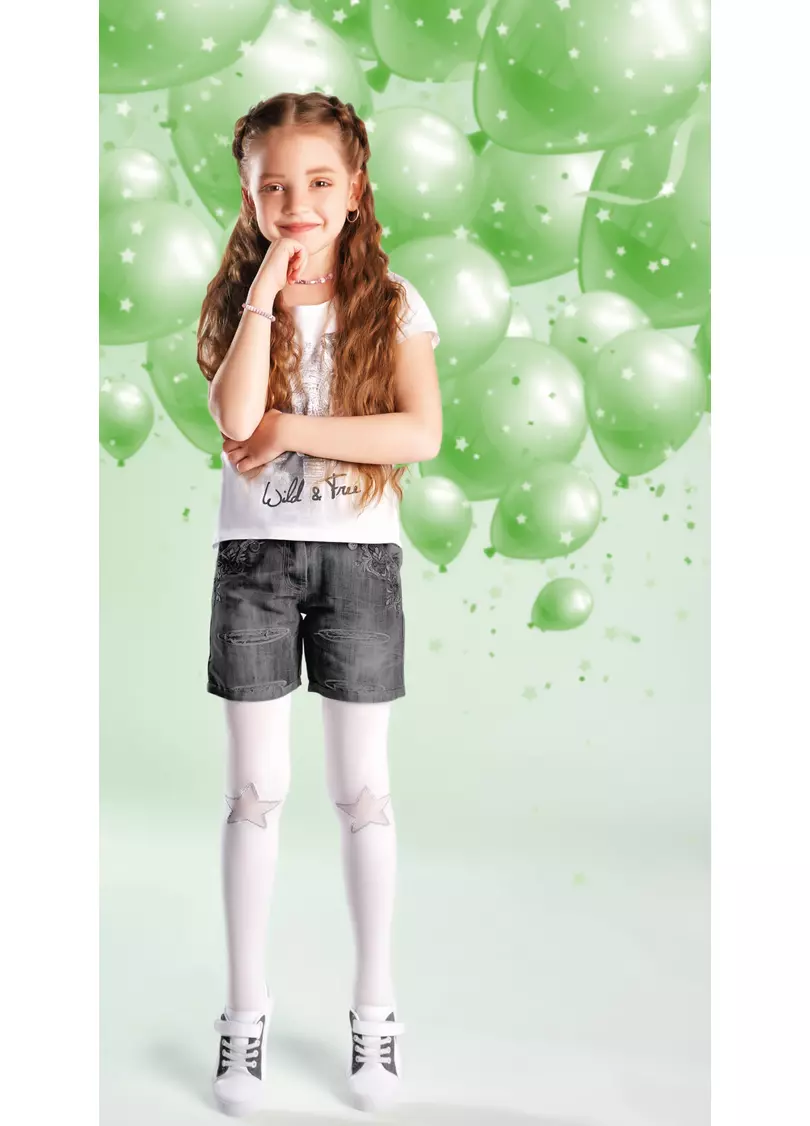 Дитячі колготки з зірками KERRY 80 (12) nero (чорний)