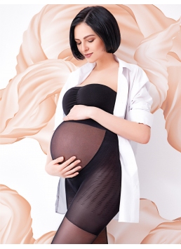 Колготки классические с шортиками для беременных Mama 20 den (nero)