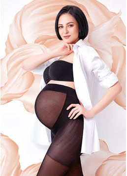 Колготки з шортиками для вагітних Mama 60 den (caffe)