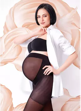 Колготки з шортиками для вагітних Mama 60 den (caffe)