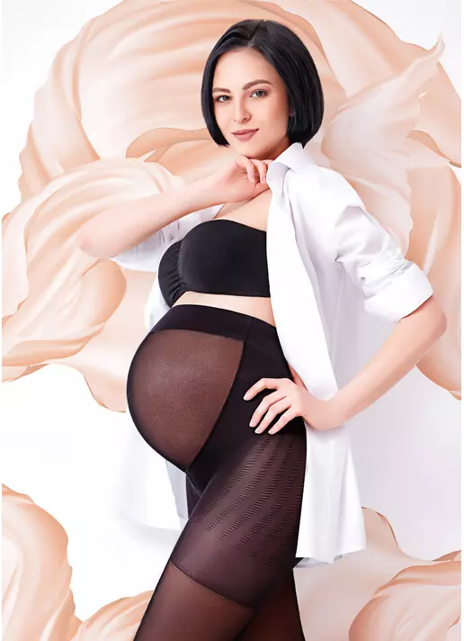 Колготки с шортиками для беременных Mama 60 den (caffe)
