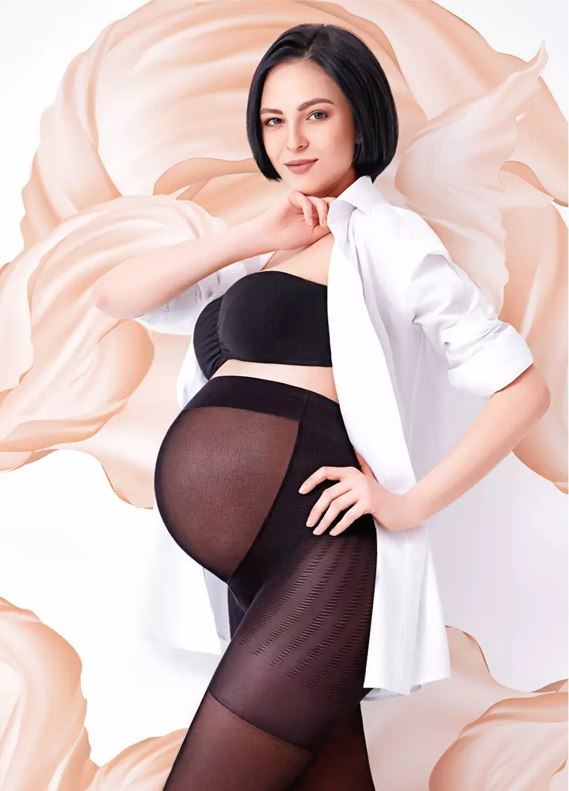 Колготки с шортиками для беременных Mama 60 den (caffe)