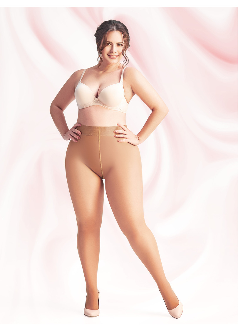 Компрессионные колготки больших размеров POSITIVE FIT 40 nero (черный)