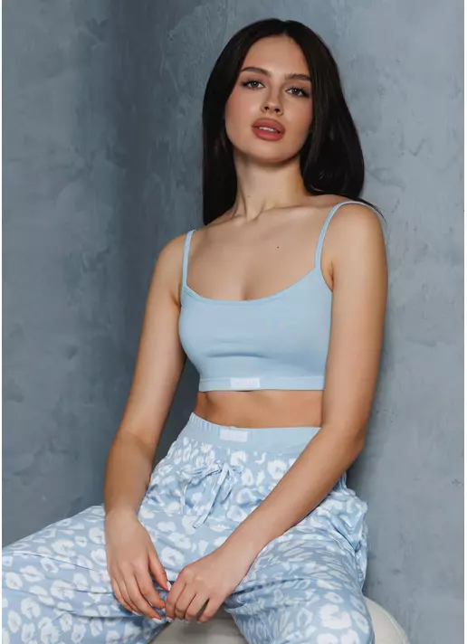 Топ бавовняний COTTON BLOOM 4112/60 ballad blue (блакитний)