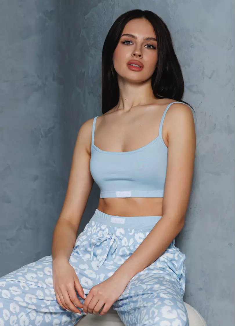 Топ бавовняний COTTON BLOOM 4112/60 ballad blue (блакитний)