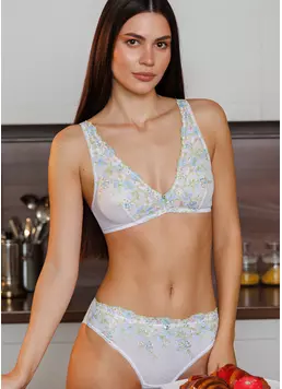 Труси бразиліана Olympia 2231/47 white/blue (білий) Труси бразиліана Olympia 2231/47 white/blue (білий)