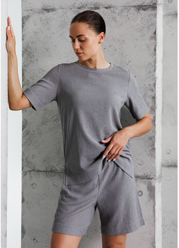 Комплект футболка та шорти RUMPLE RICH 6130/260 light grey (сірий)