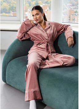 Велюровий комплект SOFT WINTER 5509/080 dusty rose (рожевий)