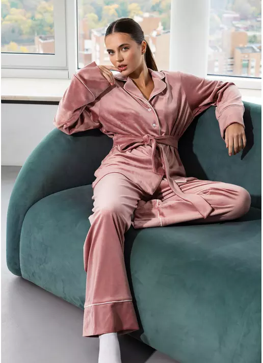 Велюровый комплект SOFT WINTER 5509/080 dusty rose (розовый)