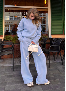 Комплект жіночий світшот і штани SPORT STYLE 5817/170 whispy blue (блакитний)