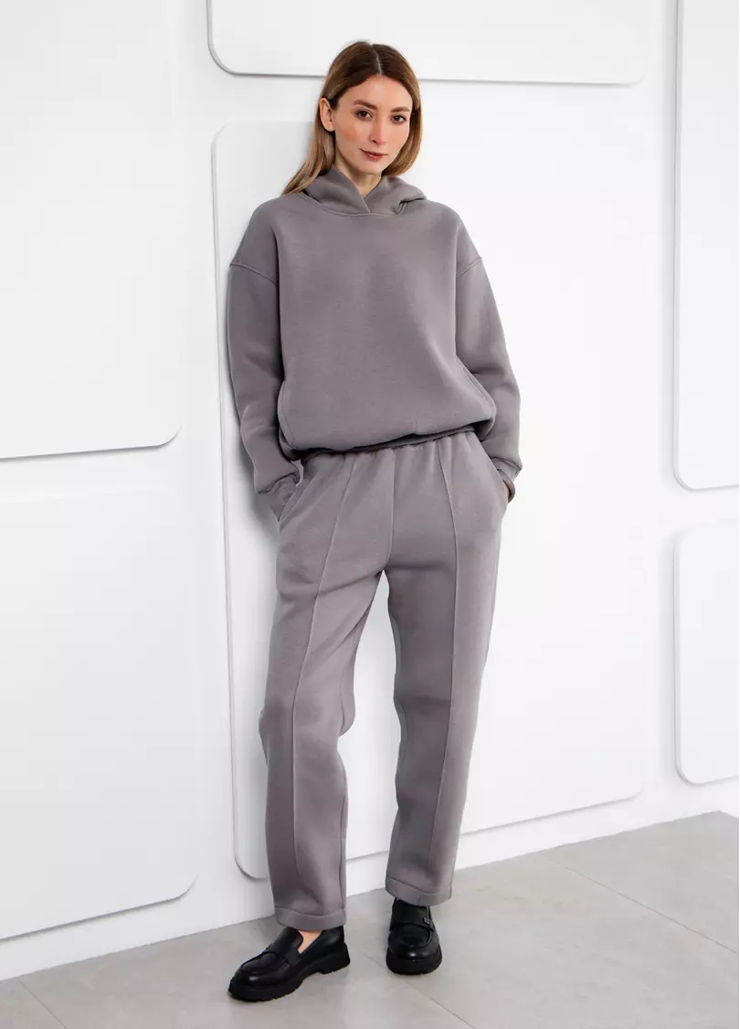 Комплект худи и штаны SPORT STYLE 5818/170 steel grey (серый)