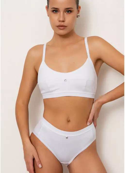 Трусы слипы хлопковые в рубчик URBAN RIB 2319/60 white (белый) Трусы слипы хлопковые в рубчик URBAN RIB 2319/60 white (белый)