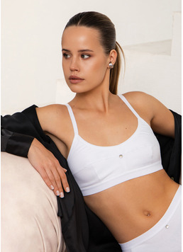 Бюстгальтер топ URBAN RIB 4109/60 white (белый)
