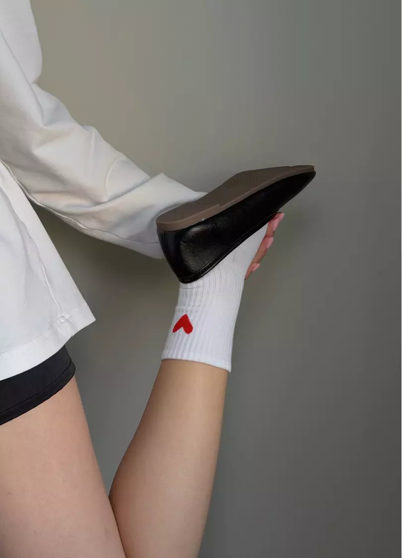 Носки с сердечками WS3 VALENTINE 2501 white (белый)