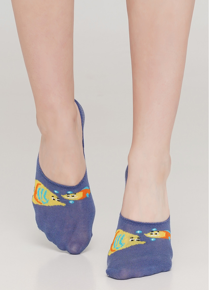 Дитячі підслідники з малюнком рибок KF1 MARINE 008 (синій)