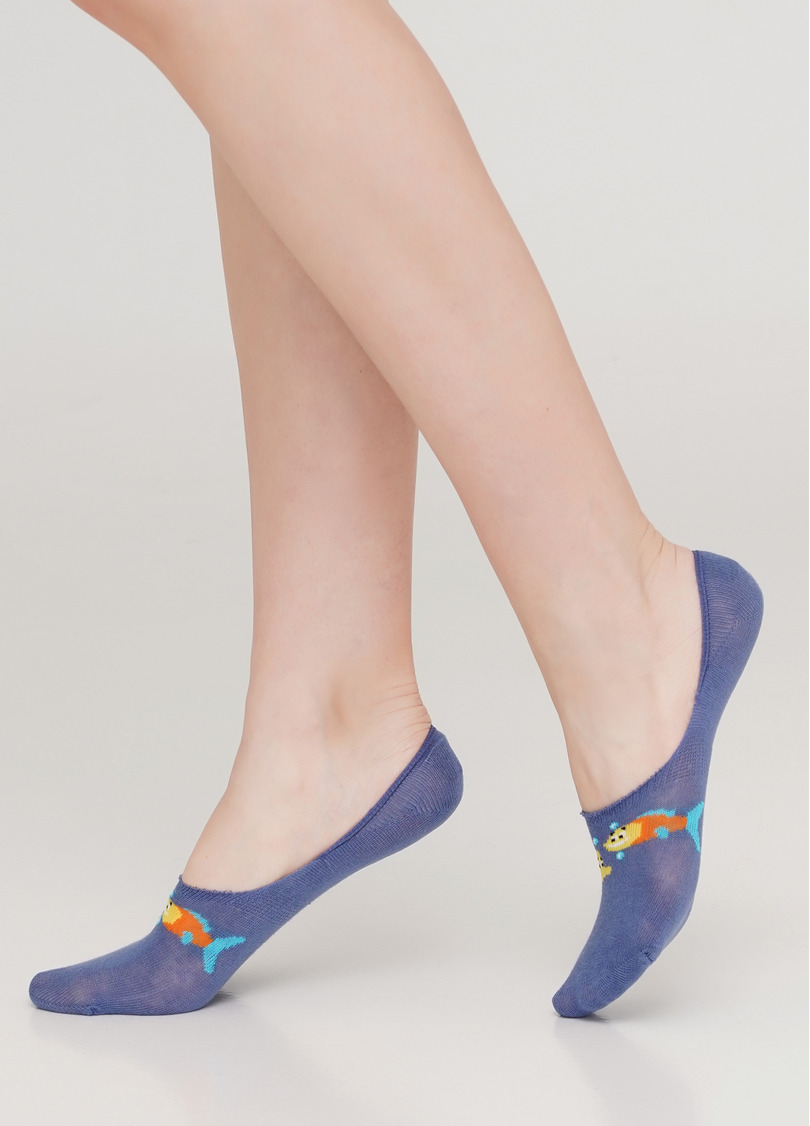 Дитячі підслідники з малюнком рибок KF1 MARINE 008 (синій)