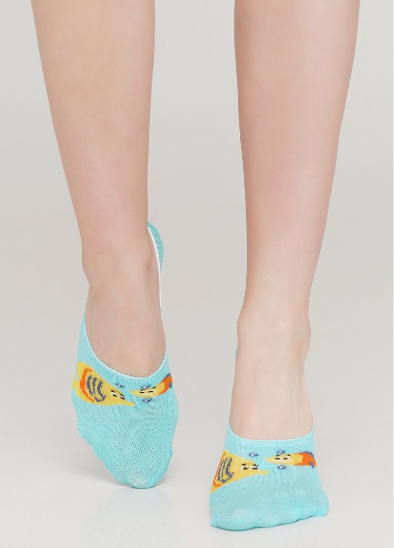 Дитячі підслідники з малюнком рибок KF1 MARINE 008 (м'ятний)