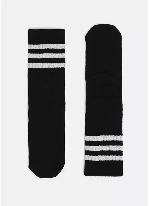 Детские гольфы с полосками KG-001 gambaletto black (черный)