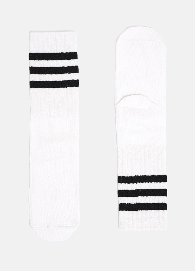 Детские гольфы с полосками KG-001 gambaletto white (белый)