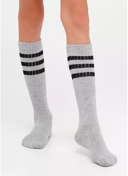 Детские гольфы в полоску KG-001 melange gambaletto