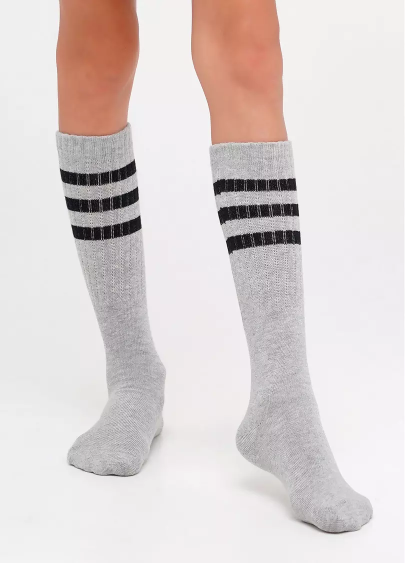 Детские гольфы в полоску KG-001 melange gambaletto