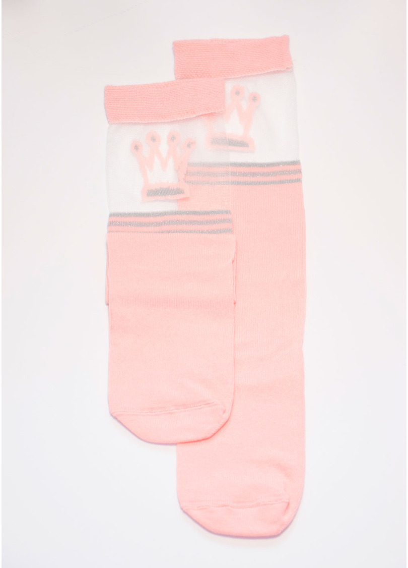 Гольфи для дівчаток KG1 CRISTAL LUREX 001 geranium (рожевий)