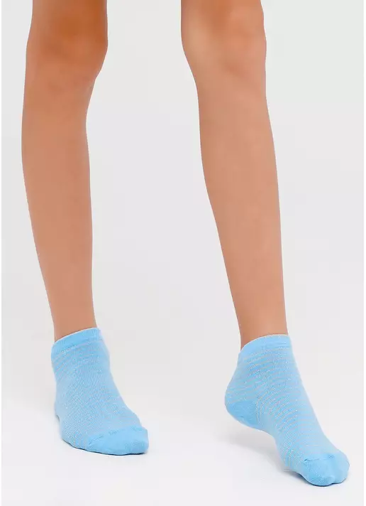 Детские носки в полоску KLM-002 calzino baby blue (голубой)