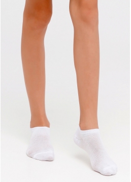 Класичні підліткові шкарпетки KS1 SUMMER CLASSIC white (білий)