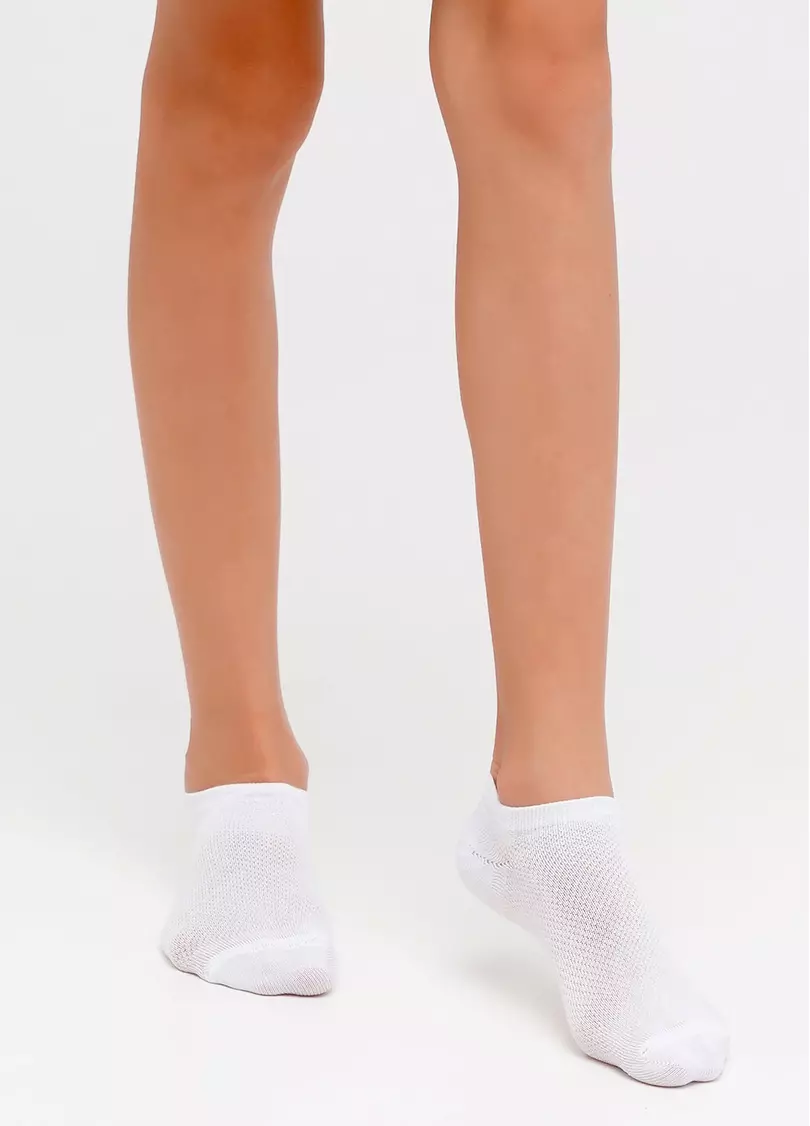 Классические подростковые носки KS1 SUMMER CLASSIC white (белый)