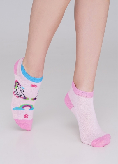 Дитячі шкарпетки з єдинорогами KS1M-001/(2) calzino (KSS KOMPLEKT-001 (2 пари)