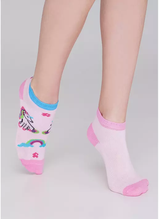 Детские носки с единорогами KS1M-001/(2) calzino (KSS KOMPLEKT-001 (2 пары) Детские носки с единорогами KS1M-001/(2) calzino (KSS KOMPLEKT-001 (2 пары)