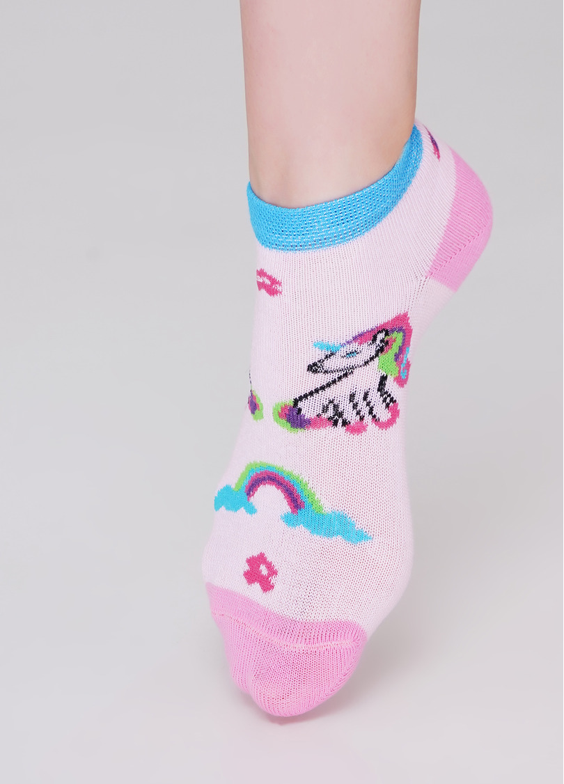 Детские носки с единорогами KS1M-001/(2) calzino (KSS KOMPLEKT-001 (2 пары)