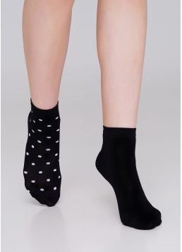 Дитячі бавовняні шкарпетки (2 пари) KS2 CLASSIC + KS2 BASIC 001 (чорний)
