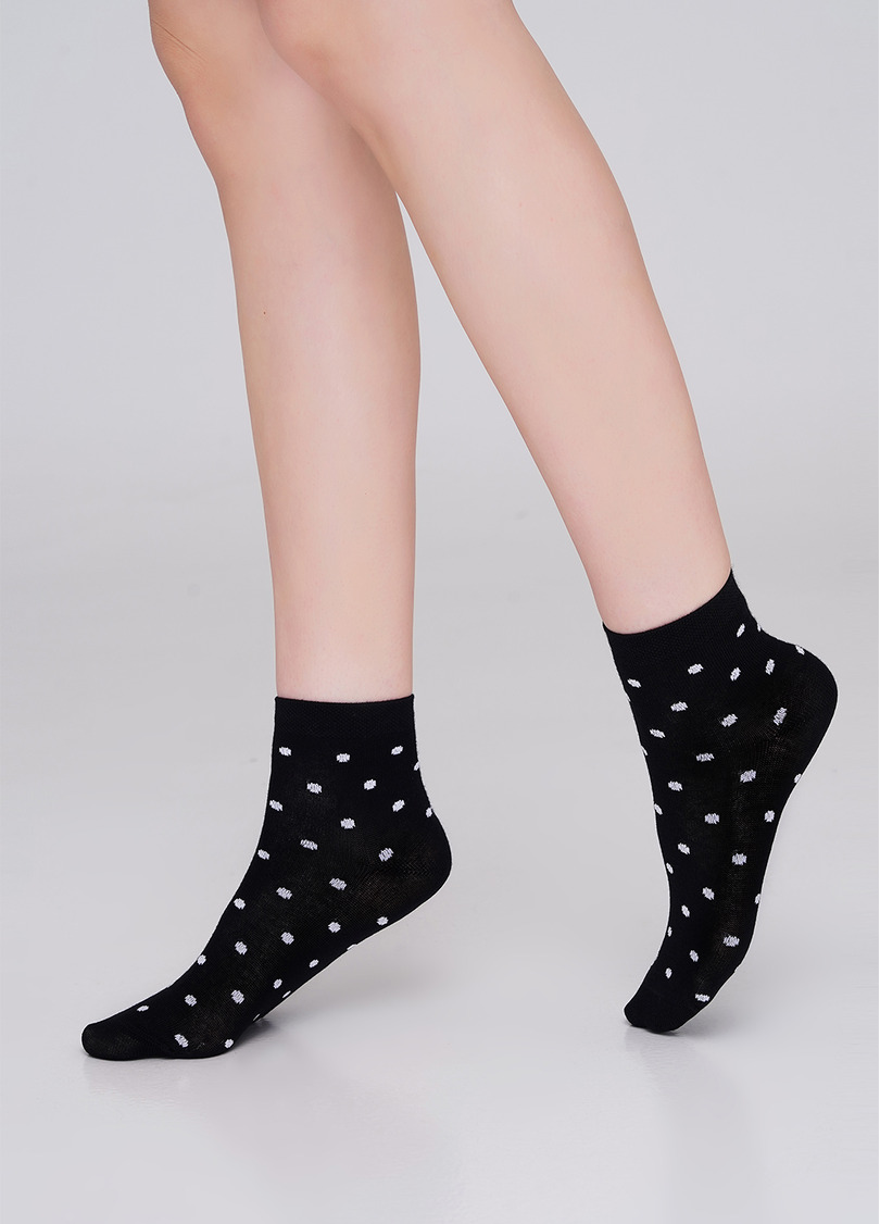 Детские хлопковые носки (2 пары) KS2 CLASSIC + KS2 BASIC 001 (черный)