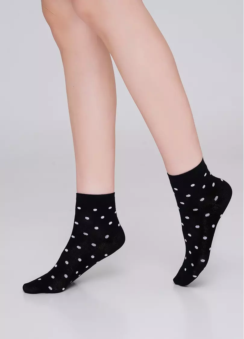 Детские хлопковые носки (2 пары) KS2 CLASSIC + KS2 BASIC 001 (черный)