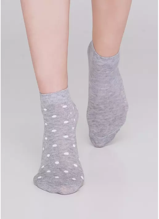 Детские хлопковые носки (2 пары) KS2 CLASSIC + KS2 BASIC 001 (светло-серый)