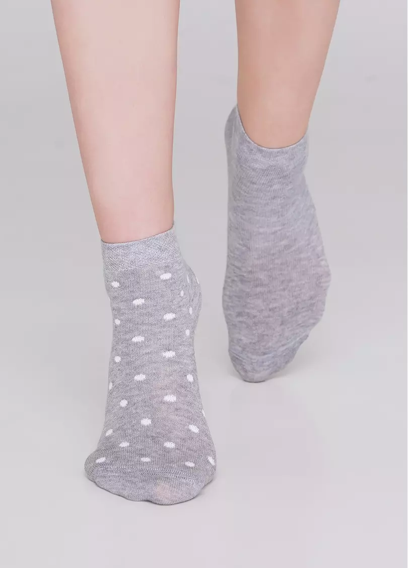 Детские хлопковые носки (2 пары) KS2 CLASSIC + KS2 BASIC 001 (светло-серый)