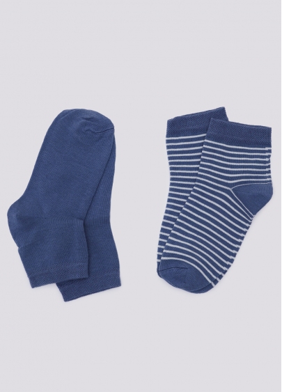 Детские носки набор из 2-х пар KS2 CLASSIC + KS2 BASIC 002 jeans (синий)