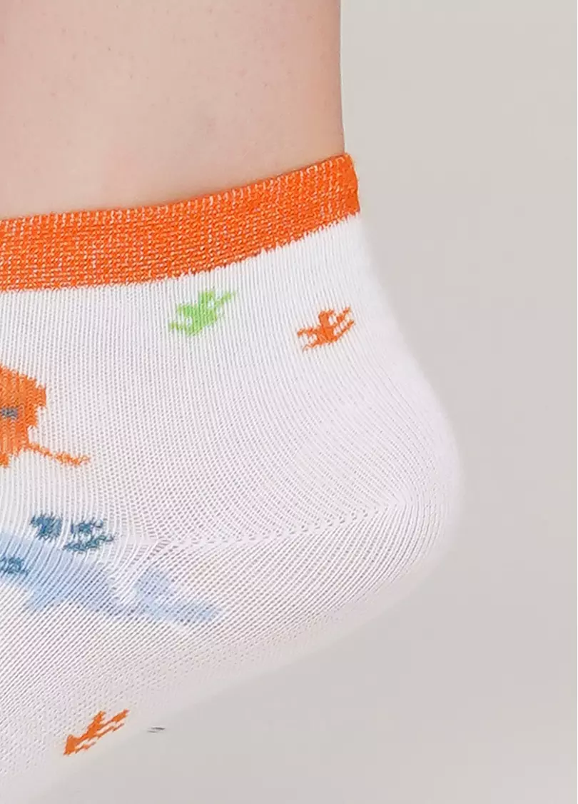 Детские короткие носки KS2 MARINE 002 (белый)