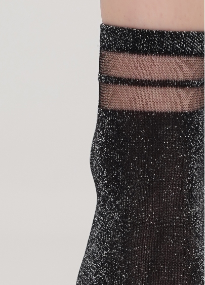 Детские носки с люрексом KS3 CRISTAL LUREX PA 001 nero (черный)