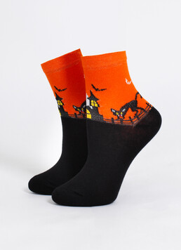 Дитячі шкарпетки Хелловін KS3 HALLOWEEN 2502 orange (помаранчевий)