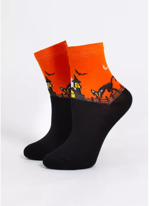 Детские носки Хэллоуин KS3 HALLOWEEN 2502 orange (оранжевый) Детские носки Хэллоуин KS3 HALLOWEEN 2502 orange (оранжевый)